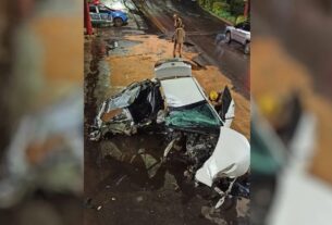 goias carro destruido anápolis