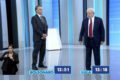 Jair Bolsonaro e Lula durante debate na TV Globo eleição 2022 - Metrópoles