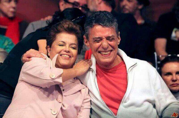 Dilma Rousseff e Chico Buarque