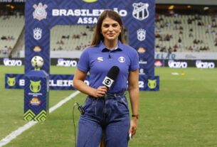 A jornalista Gabriela Ribeiro, da Globo