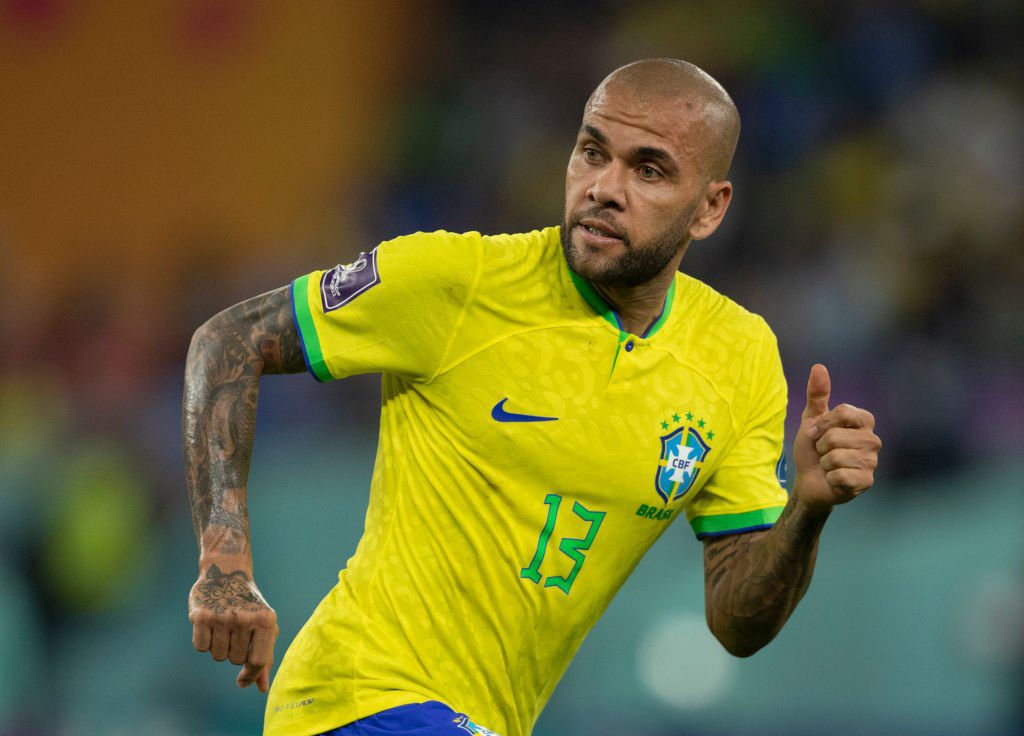 Daniel Alves durante a Copa do Mundo - Metrópoles