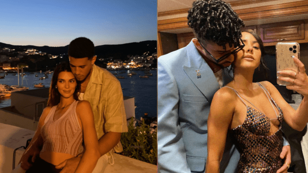 Kendall Jenner e Devin Booker;  Bad Bunny e Gabriela Berlingeri (Foto: Reprodução/Instagram)