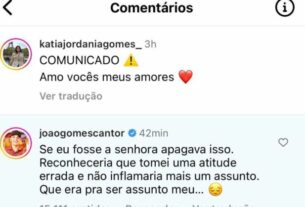 João Gomes finalmente se pronunciou sobre polêmica entre mãe e ex-namorada dele